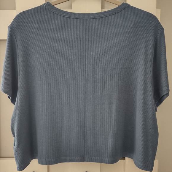 American Eagle L Blue Cropped T 💙 - Picture 5 of 5